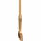 Ekena Millwork Richland Timber Gable Bracket, Western Red Cedar, 108"W x 27"H x 1 1/2"D x 3 1/2"F, 6/12 Pitch GBW108X27X0204RIC00SWR - alternate 4